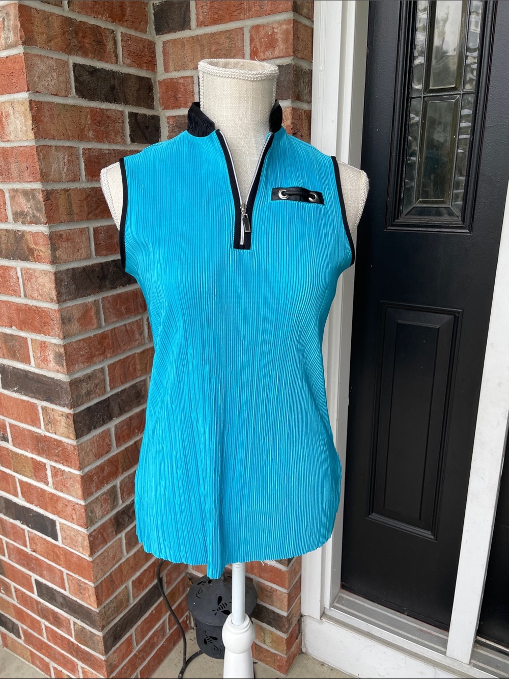 Jamie Sadock Sleeveless Golf Ribbed Top Sz Small